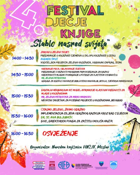 IV. Festival dječje knjige „Stablo nasred svijeta“